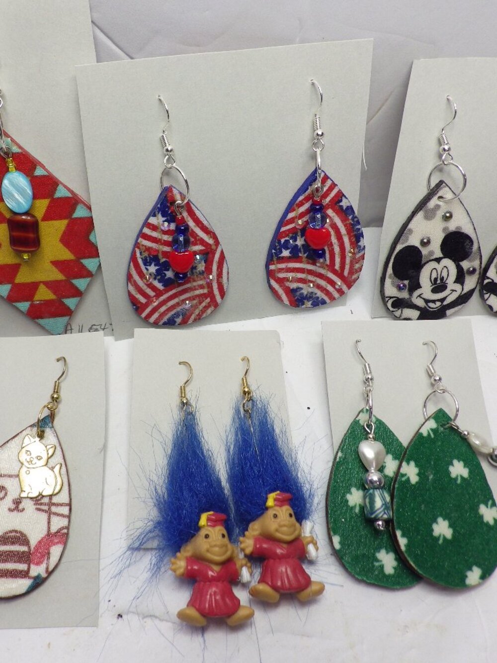 Lot of Fun Corky Handcrafted Earrings 628F2